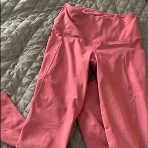 Pink leggings